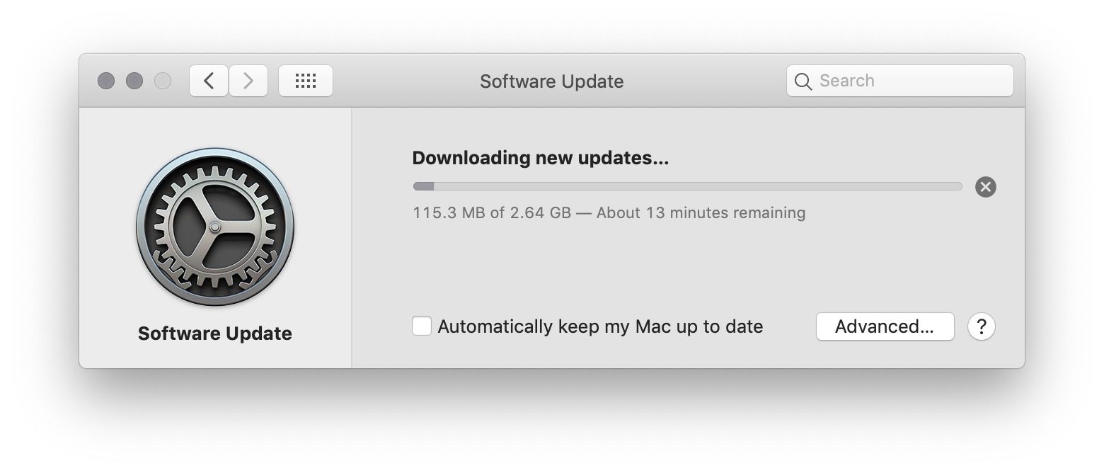 Latest mac software update